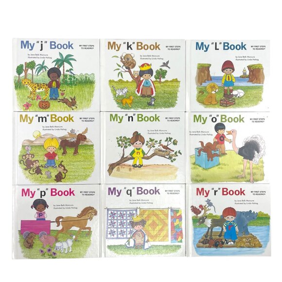 Moncure First Steps to Reading ABC Book Set Vintage Collectible 25 Hardcover - Picture 3 of 10
